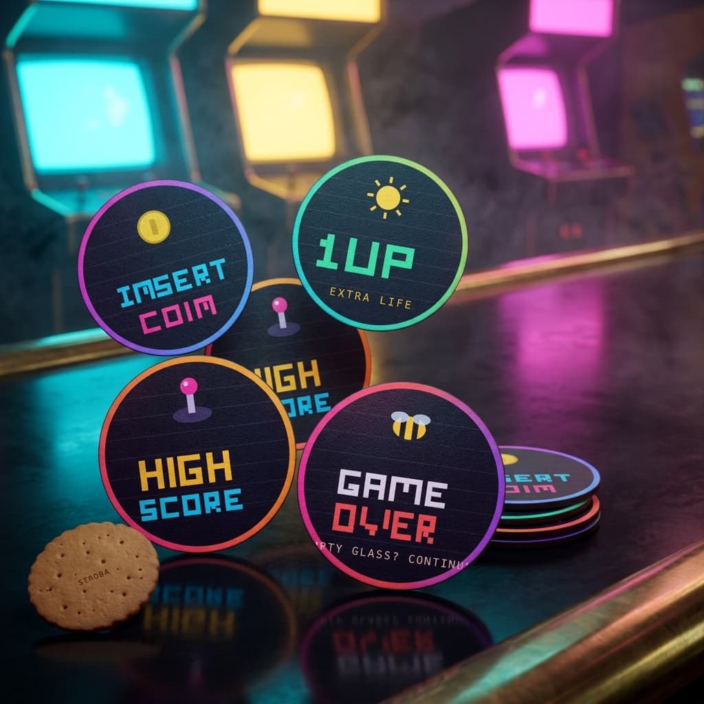 GAME OVER — Coaster Set (4)