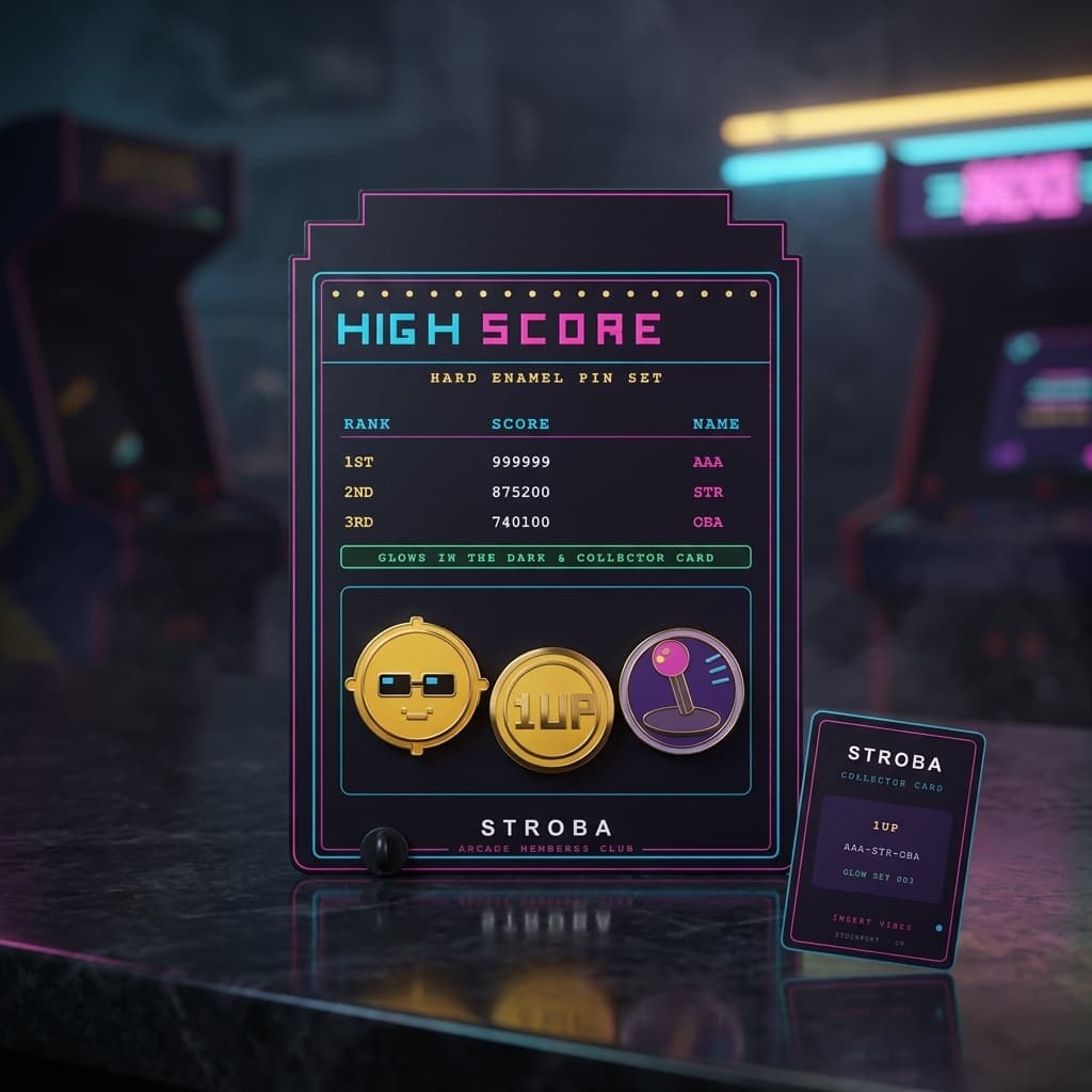 HIGH SCORE — Hard Enamel Pin Set (3)